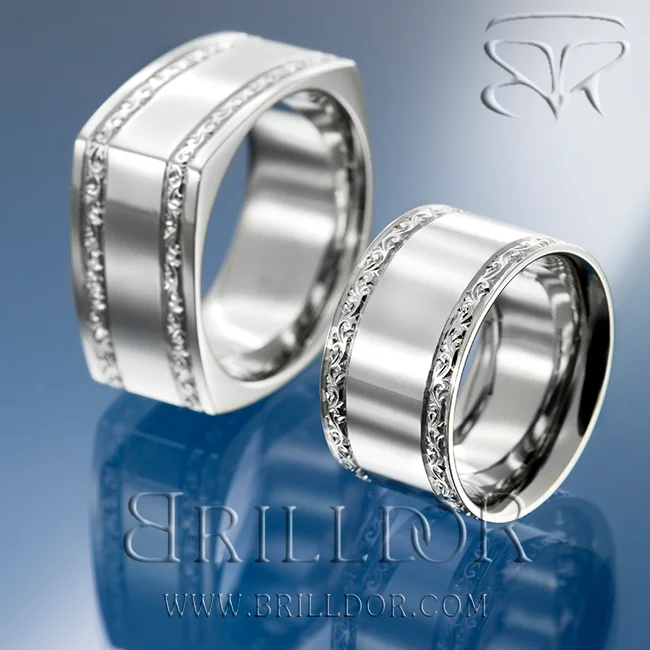 Ivy wedding bands