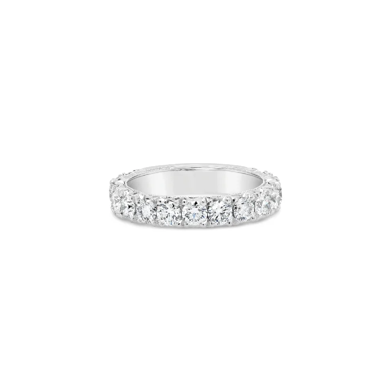 DOVETAIL-SET 1.64CT ROUND BRILLIANT CUT DIAMOND RING - 18CT WHITE GOLD