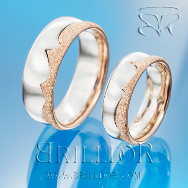 Horizon wedding bands