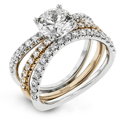 Custom - Designed Diamond Rings to Reflect Your PersonalityWedding Set in 18k Gold with Diamonds