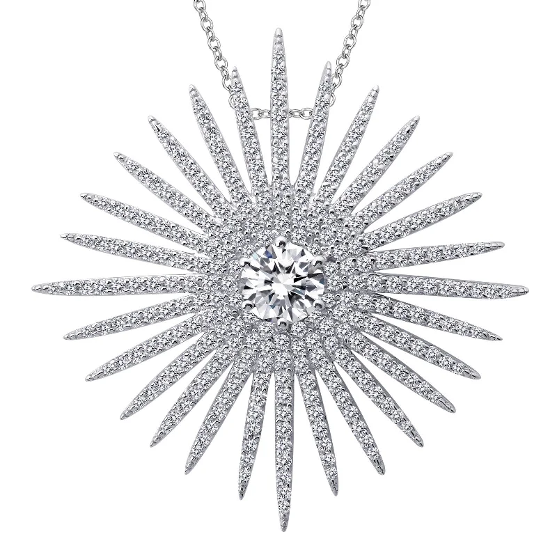 Lafonn Classic Round Diamond Necklace 7P003CLP18