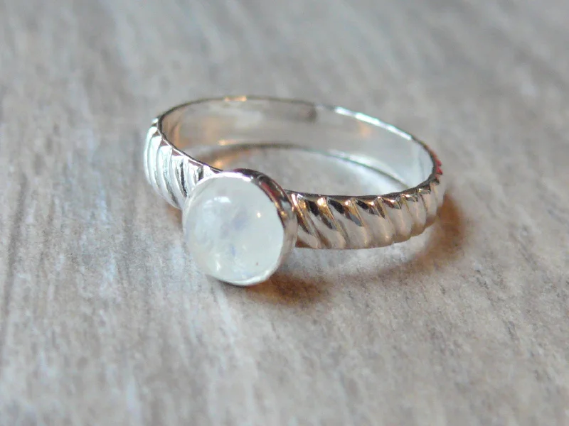 Multi - Gemstone Rings with a Rainbow of ColorsRainbow Moonstone Ring | .925 Sterling Silver