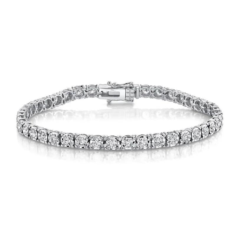 3.00CT DIAMOND TENNIS BRACELET SC55002952