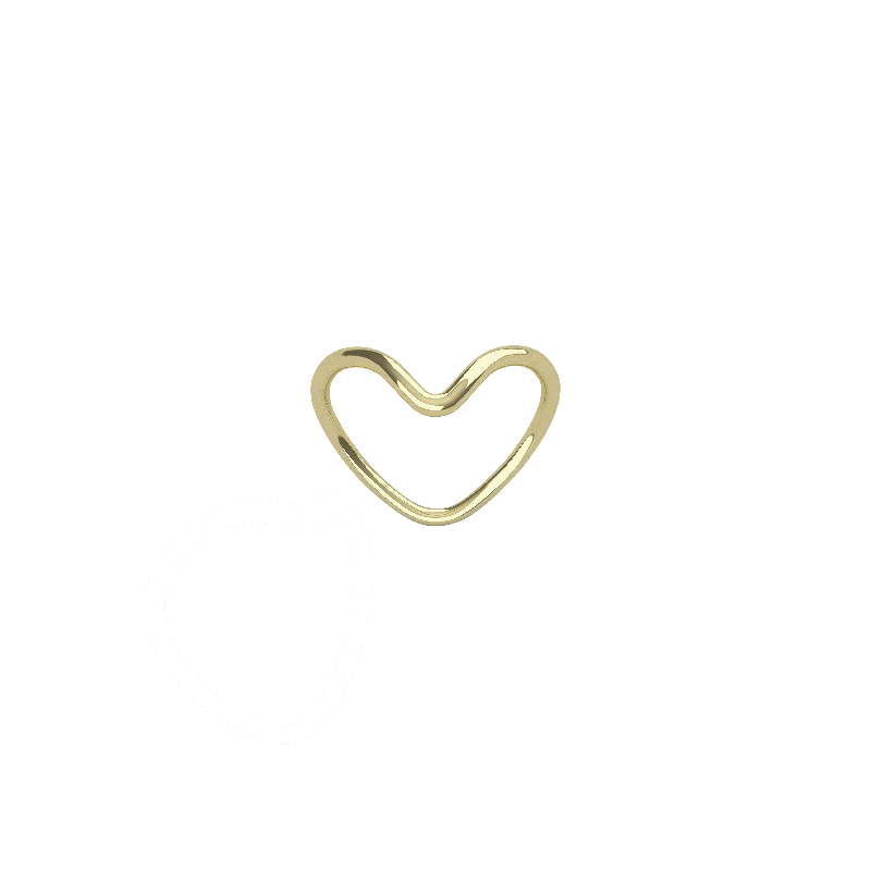 HEART GOLD RING