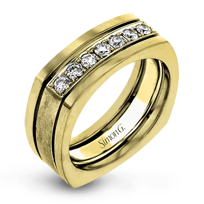 Halo - Style Diamond Rings with Smaller Accent DiamondsMen Ring in 14k Gold with Diamonds