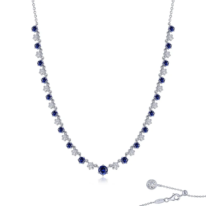 Lafonn Kaleidoscope Sapphire Necklace SYN025SP16