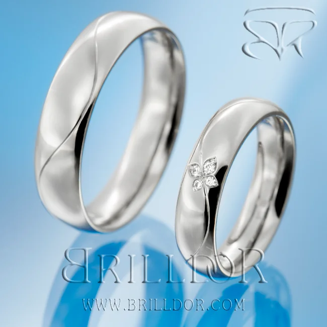 Butterfly wedding bands