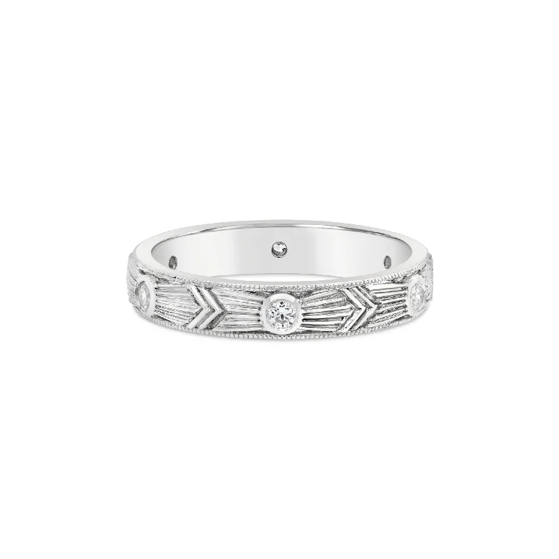 Diamond Art Deco Ring