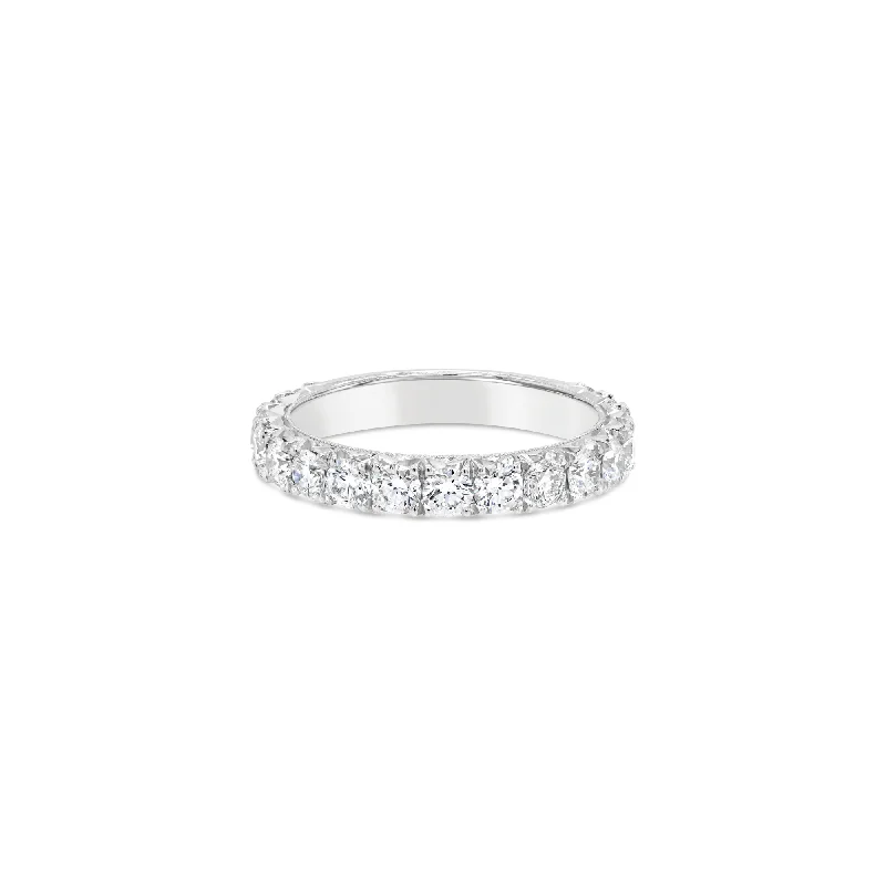 Dovetail-Set 1.15ct Round Brilliant Cut Diamond Ring - 18ct White Gold