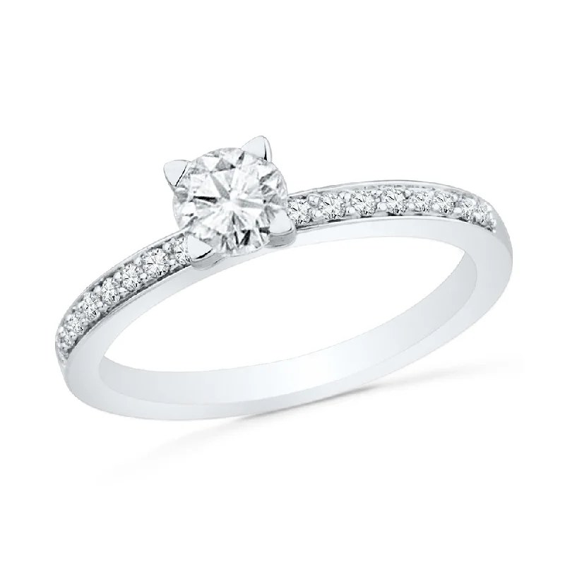 Classic, Solitaire Diamond Engagement Ring