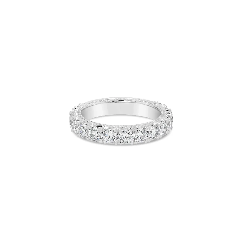 Dovetail-Set 1.5ct Round Brilliant Cut Diamond Ring - 18ct White Gold