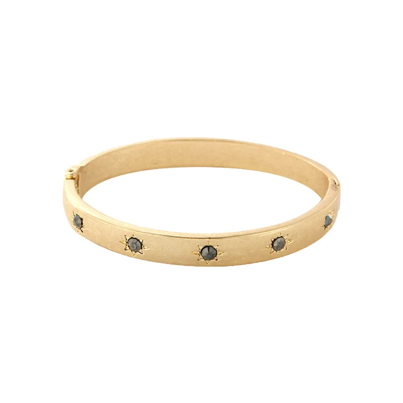 Stackable Bangle Sets for a Trendy LookStarburst Bangle Bracelet