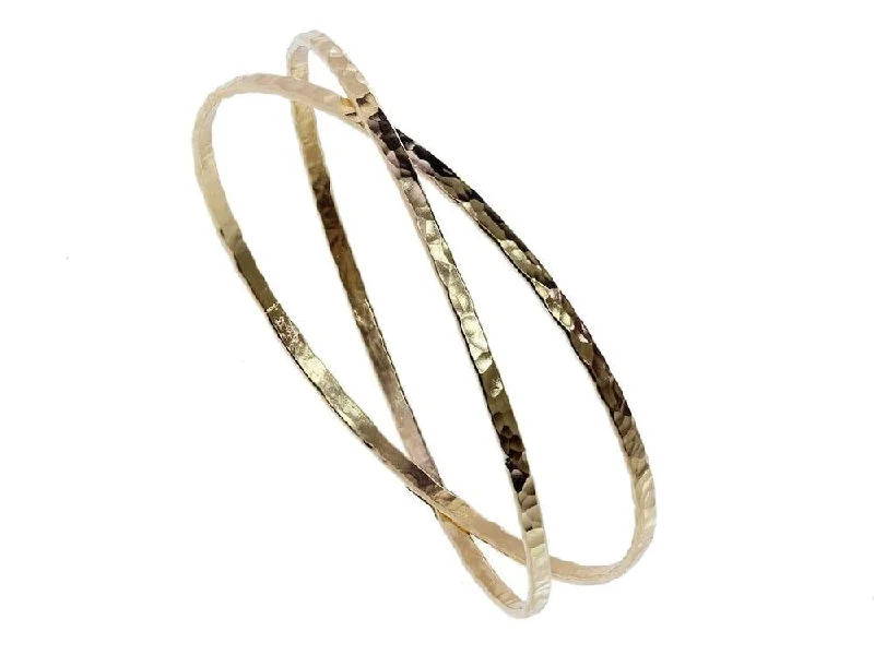 Stackable Bangle Sets for a Trendy LookYaron Morhaim Double Gold Bangle