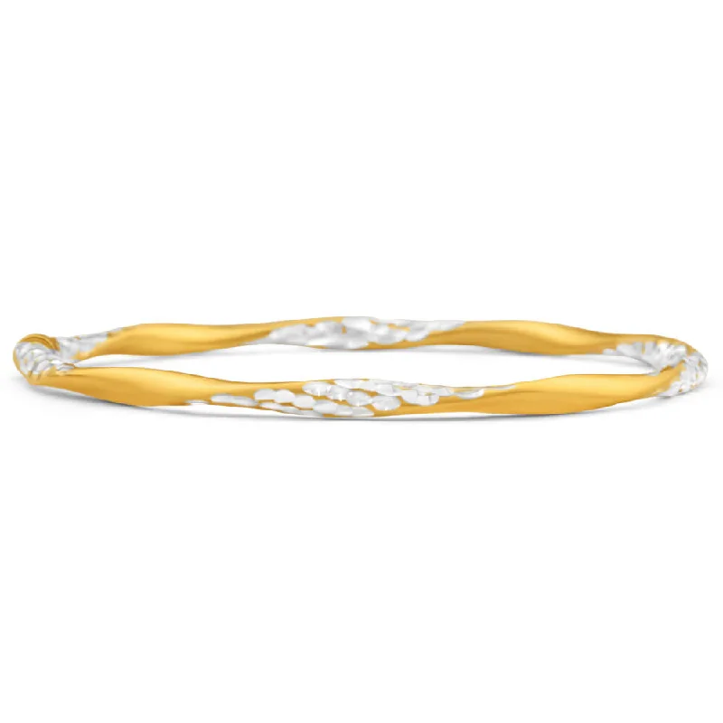 Adjustable Leather Bangles for a Bohemian Style9ct Yellow Gold Silver Filled Dia Cut 65mm Bangle