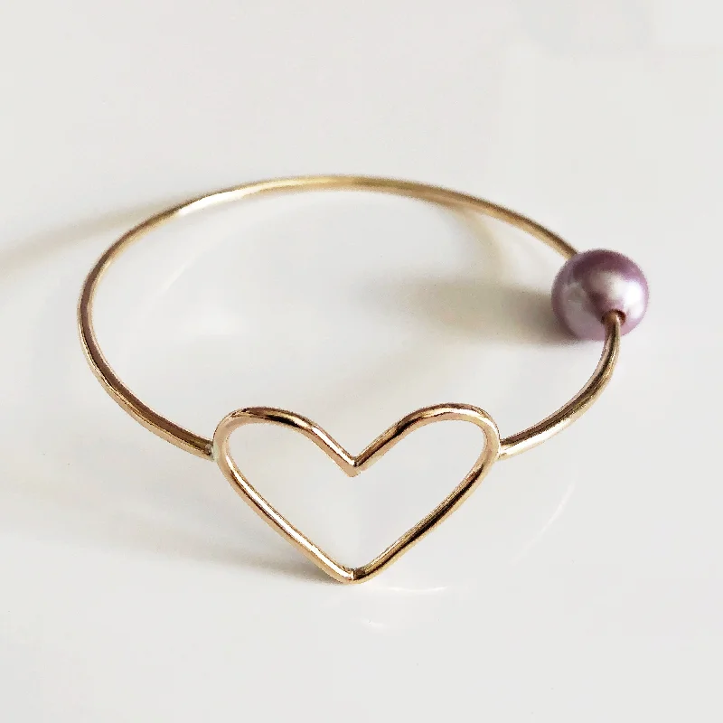 Stackable Bangle Sets for a Trendy LookBangle EDEN - lavender pearl (B422)