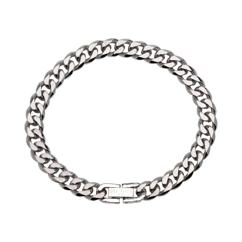 Stackable Bangle Sets for a Trendy LookUnique & Co Stainless Steel Curb Chain Bracelet