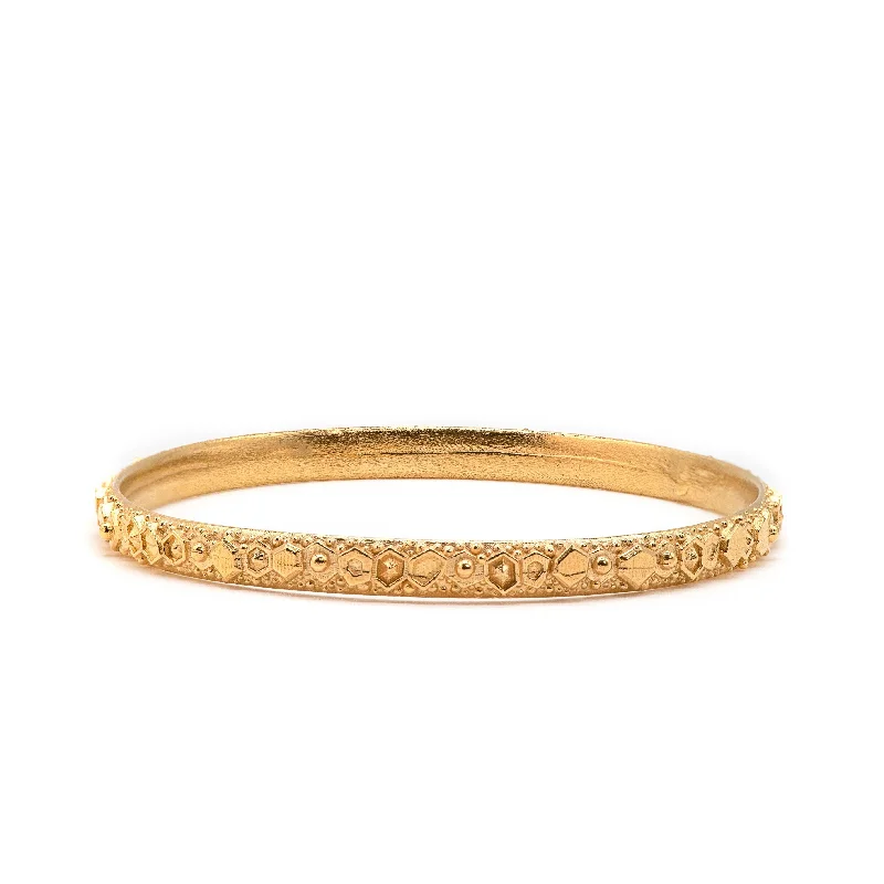 Stackable Bangle Sets for a Trendy LookDainty London Gold Vermeil Hebe Bangle