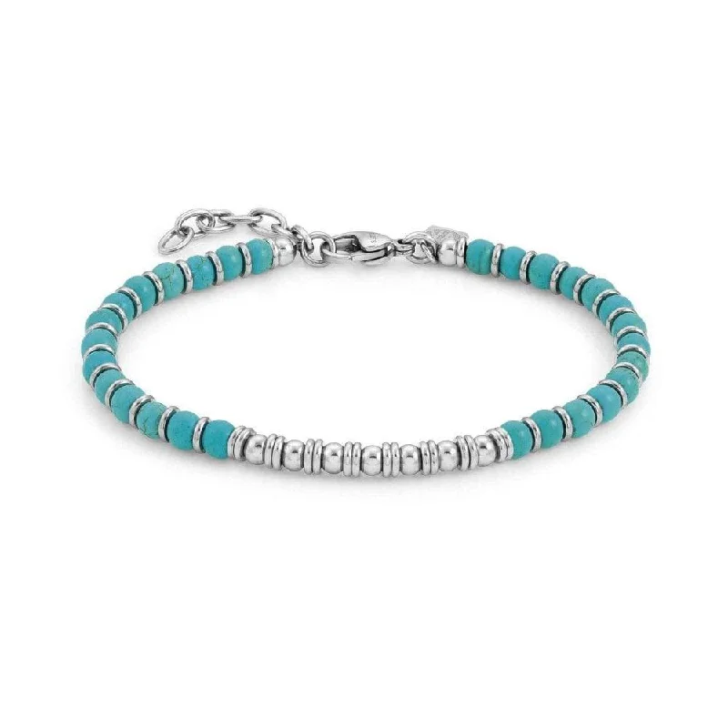 Adjustable Leather Bangles for a Bohemian StyleNomination Instinct Turquoise Bracelet