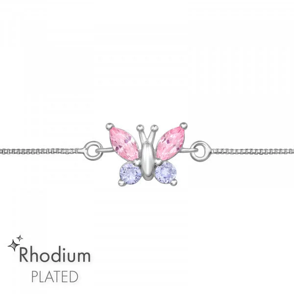 Stackable Bangle Sets for a Trendy LookChildrens Sterling Silver Butterfly Adjustable Bracelet