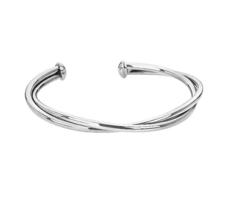 Solid Gold Bangles with Intricate EngravingsLight Tubular Sterling Silver Cuff Bangle