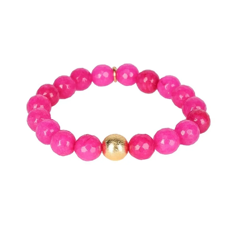 Stackable Bangle Sets for a Trendy LookBuDhaGirl | Bianca Bracelet in Pink