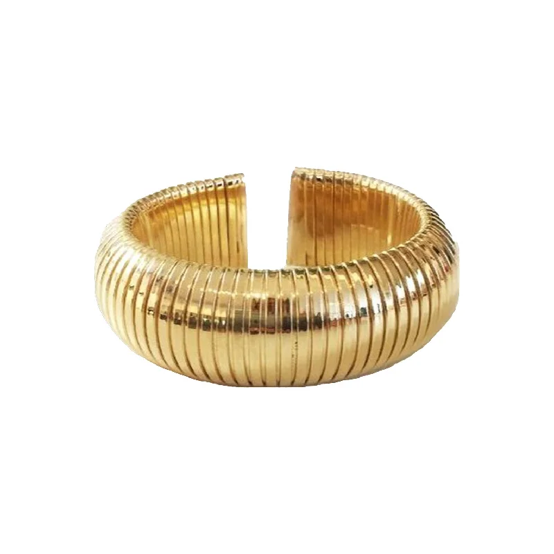 Stackable Bangle Sets for a Trendy LookDome Cuff Bracelet