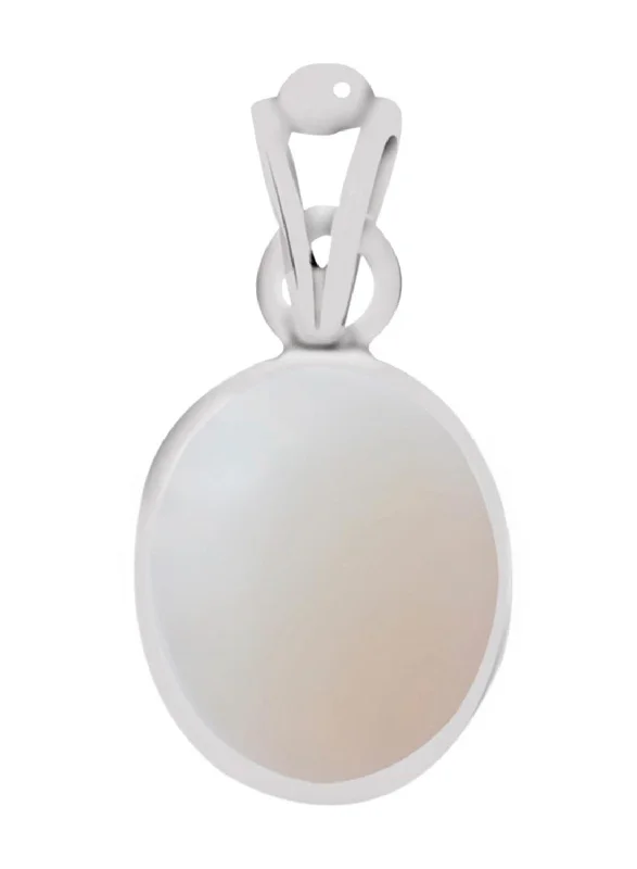 Locket Pendant Necklaces with Personalized EngravingsCertified Opal Silver Pendant 6.5cts or 7.25ratti