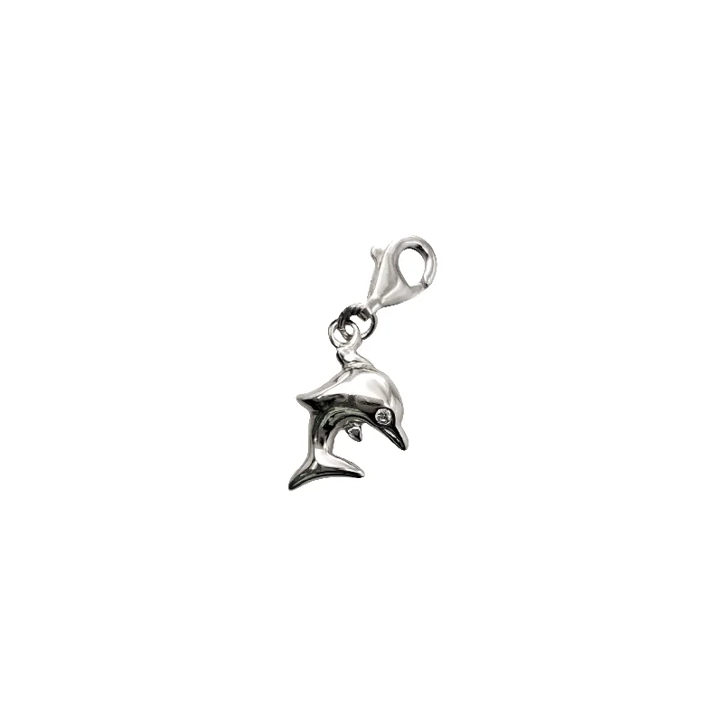 Zodiac Sign Pendant Necklaces for Astrology EnthusiastsDolphin Pendant (Silver)